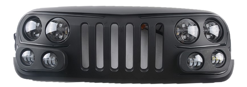 ცხაური WRANGLER 2007-2017 ფარების კომპლექტით